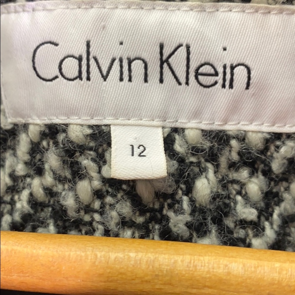 Calvin Klein Winter Wool Blend Coat Size 12 - Picture 6 of 6